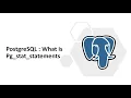 52 - PostgreSQL What is pg