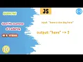 Count the occurrence of a substring in a string practise code