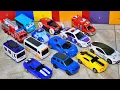 Mainan Mobil Polisi, Police Cars, Truk Pemadam, Ambulance, Firefighter, Bus tayo, Robot Car