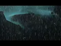Close Your Eyes & Sleep Fast (NO ADS) Heavy Rain On Tin Roof With Deep Thunder in The Night Forest