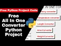 Free All in One Converter Python Project with source code Python Tutorial
