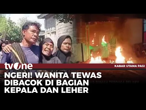 Ramai-ramai Warga Bakar Rumah Pelaku Pembacokan