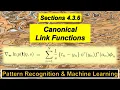 4 3 6 Canonical Link Functions - Pattern Recognition and Machine Learning