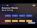 LeetCode 151 Reverse Words in a String Python Solution Explained in Hindi LeetCode 75