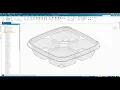 3D modeling of thermoformed parts Solid Edge 2024