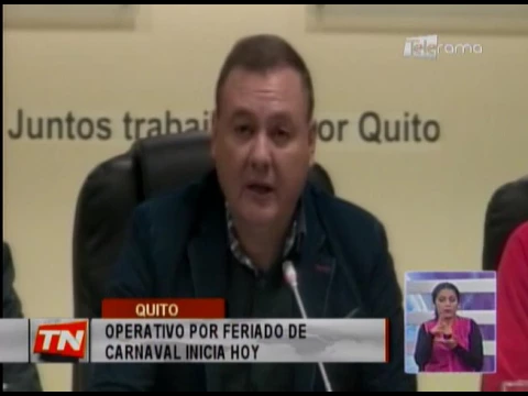 Operativo por feriado de carnaval inicia hoy