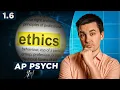 Ethical Guidelines in Psychology AP Psychology Review Unit 1 Topic 6