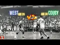 Jerry West vs Bob Cousy True Highlights Offense Defense Missed Shots etc