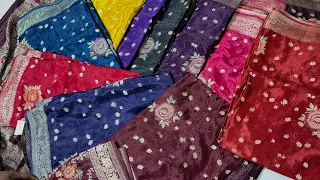 Beautiful 😍Unseen Uncommon Designer Banarasi Silk Sarees In Varanasi