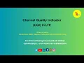 Channel Quality Indicator CQI in LTE Techlteworld