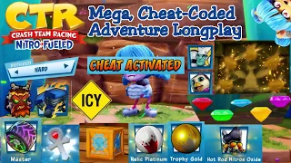 Failed Crash Team Racing Nitro Fueled Mega Cheat-Coded Adventure Longplay