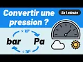 Comment CONVERTIR des bar en Pa Facile Unite de pression