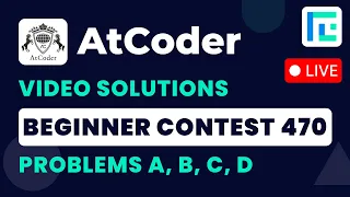 AtCoder Beginner Contest 470 Solutions - A to D by Vikas TLE Eliminator
