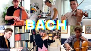 BACH MEETS BEATS Toccata Reloaded SYMPHONIACS Violin Cello Piano Electronic Version Cover 