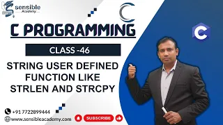 String User Defined function like strlen and strcpy