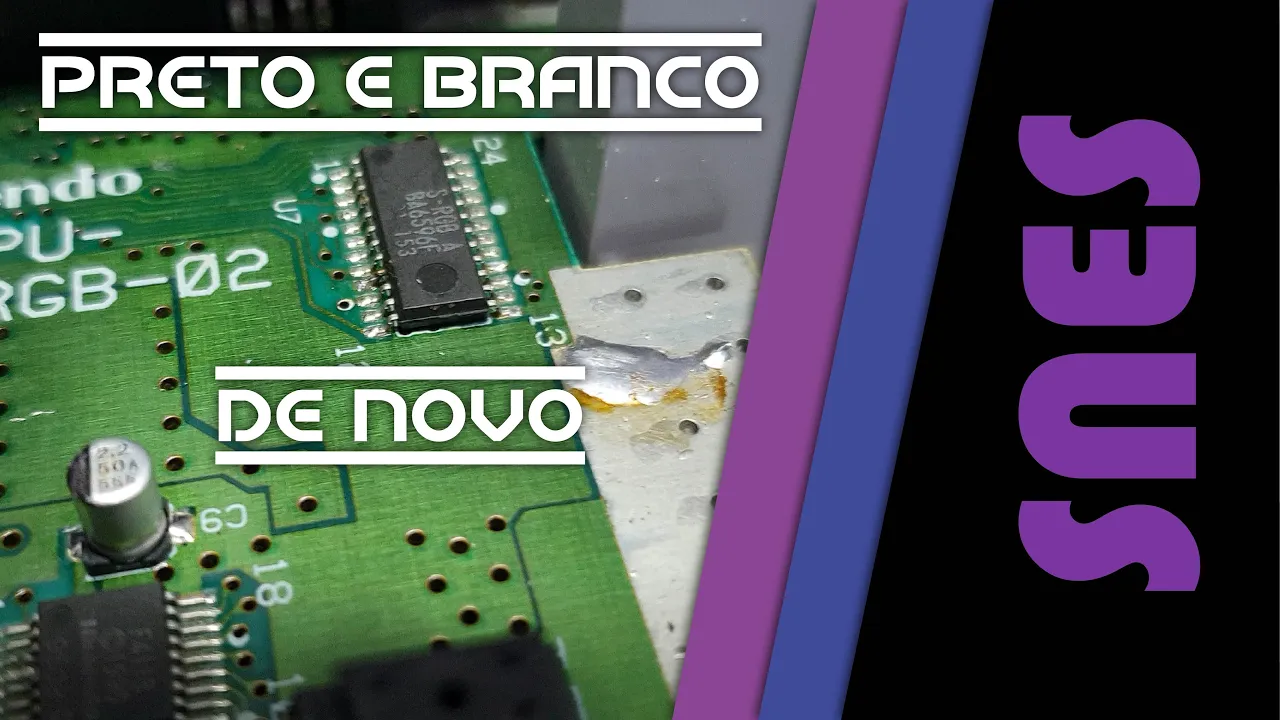 SNES Imagem Monocromática