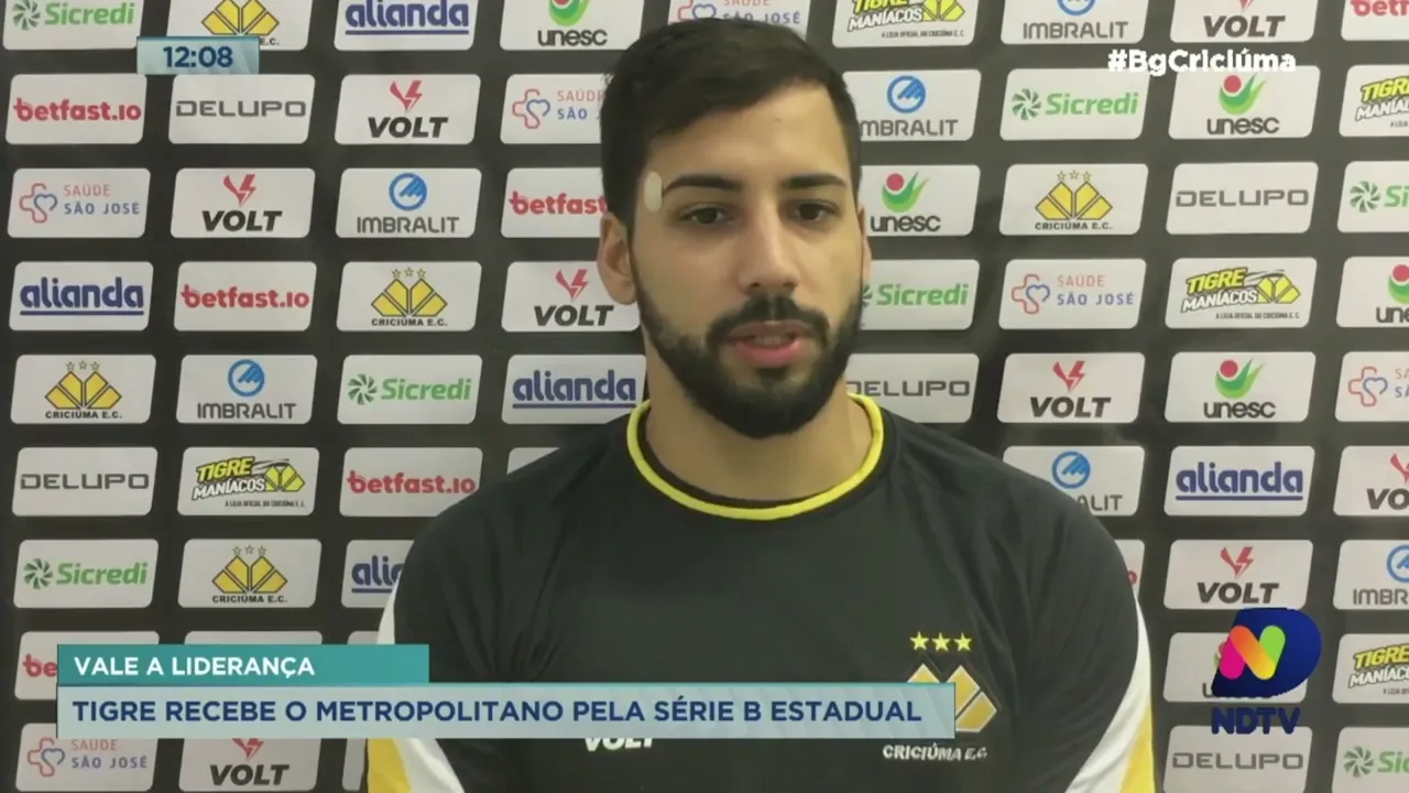 Criciúma e Metropolitano duelam pela liderança da Série B Catarinense