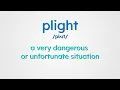 Plight Word Definition Examples