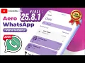 Download Lagu whatsapp aero v25.8.1 update versi terbaru 2025 | wa aero 2025 | whatsapp mod versi terbaru 2025