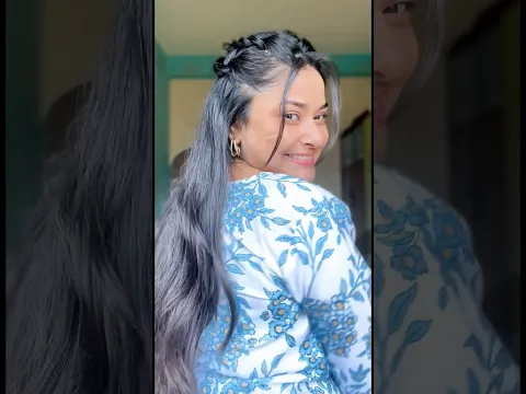 Durga Puja Spcl Open Hairstyle|Easy🎀Hairstyle Hacks for Girls#youtubeshorts#shorts#hair#ytshorts#yt