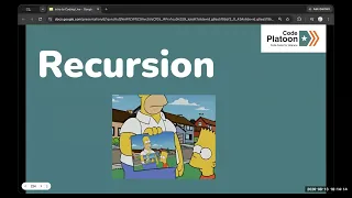 Intro to Coding LIVE - Final Session Recursion Kahoot Finale Algorithm Practice Code Platoon