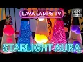 Starlight Glitter Aura Red Blue Pink Lava Lamps for Sleep