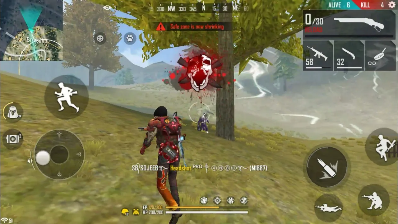 FFG SOJEEB. 😱FREE FIRE GAMEPLAY PRO. 2GB Ram mobile Free Fire pro gameplay |