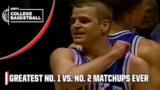 COLLEGE BASKETBALL HISTORY Best AP No 1 vs No 2 matchups of ALL-TIME Countdown to GameDay