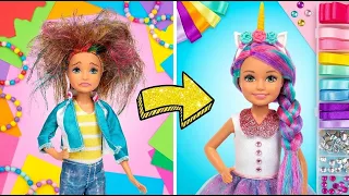 แต่งตัวตุ๊กตา DIY เปลี่ยนลุคด้วยชุดสวยและทรงผมน่ารัก