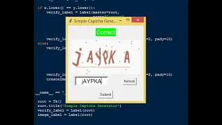 Simple Captcha Generator using Python