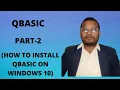 How to install qbasic on windows 10 by mithlesh kapar