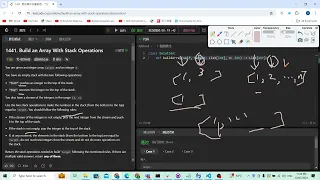 Leetcode 1441 Build an Array With Stack Operations 2 pointers