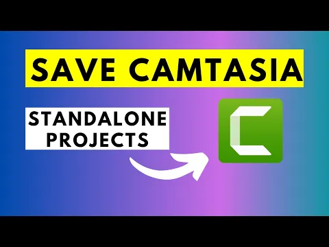 Download MP3 How to Save Camtasia Projects as Standalone Project Files in Camtasia 2021