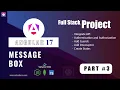 Angular 17 Message Box App Angular Project from scratch Part