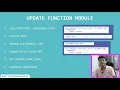 Update function module in SAP ABAP explained in detail