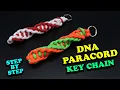 How To Make A Paracord DOUBLE DNA DIY Keychain Paracord Keyfob - DNA Wrapture Design