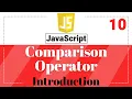 Comparison Operators - What are Comparison Operators in Javascript Javascript Tutorial