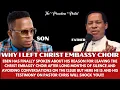 Lagu EBEN FINALLY SPEAKS ON WHY HE LEFT CHRIST EMBASSY CHOIR: CAN WE GIVE PASTOR CHRIS HIS FLOWERS!!!!!