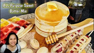 All Purpose Sweet batter Mix! Isang Batter Mix Para sa Waffle, Mini Donuts, Pancake at maraming pa!