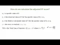 What is adjusted R-squared