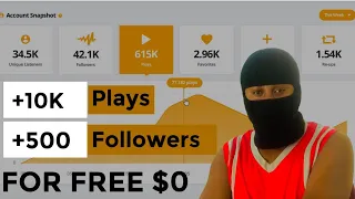 how to get free audiomack plays in seconds