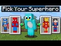 Download Lagu Minecraft, But You Choose Your Superhero…