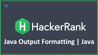 Java Output Formatting Hacker Rank Solution in Java