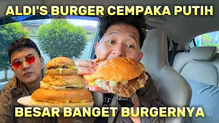 Mukbang ALDI'S BURGER ANTRE KE LOKASI NYA LANGSUNG | FIKRIFADLU