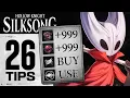 STOP Wasting Time Top 26 Tips I Wish I Knew Sooner in Hollow Knight Silksong - Beginner Guide