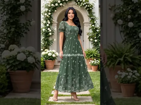Vestido Elegante de Luxo com lastex nas costas