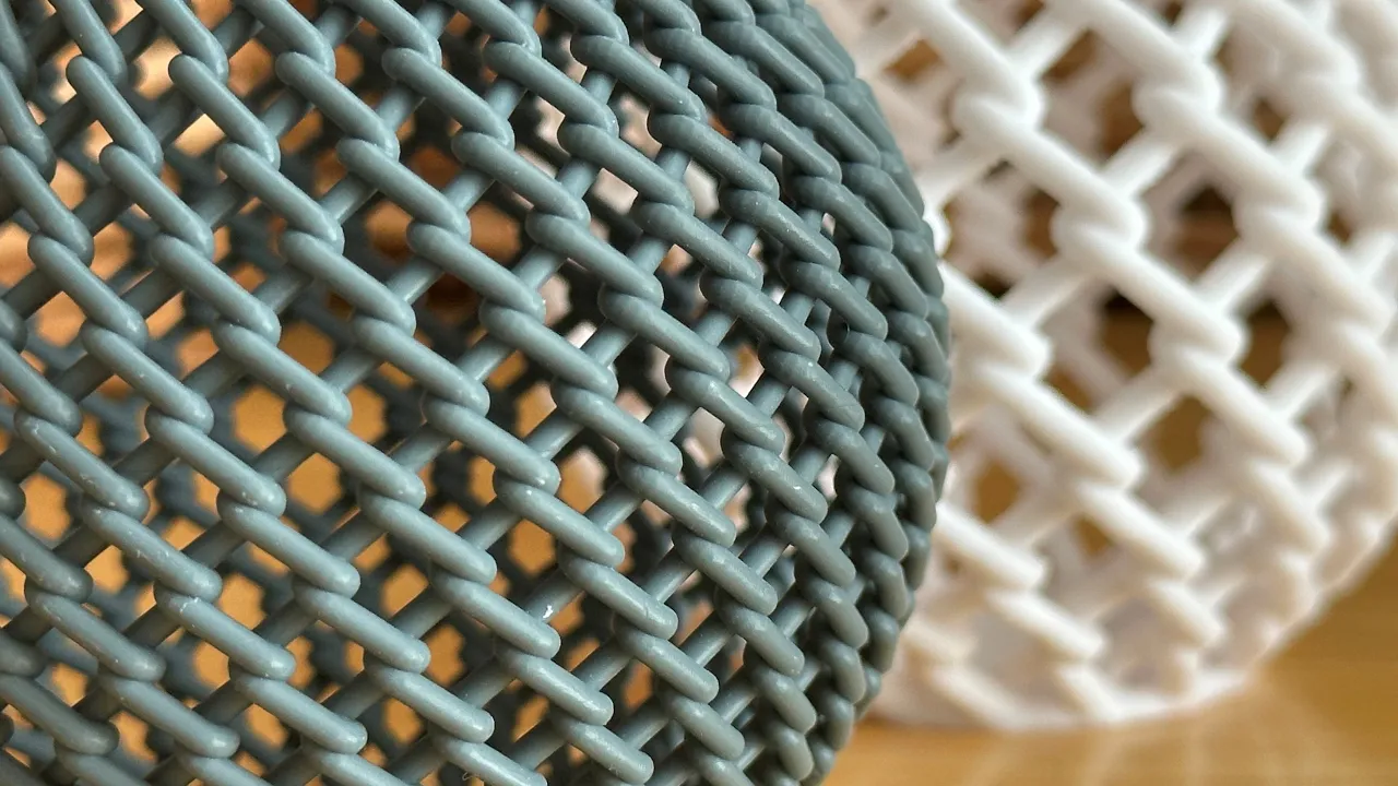 Round Chain Link Vase - FDM