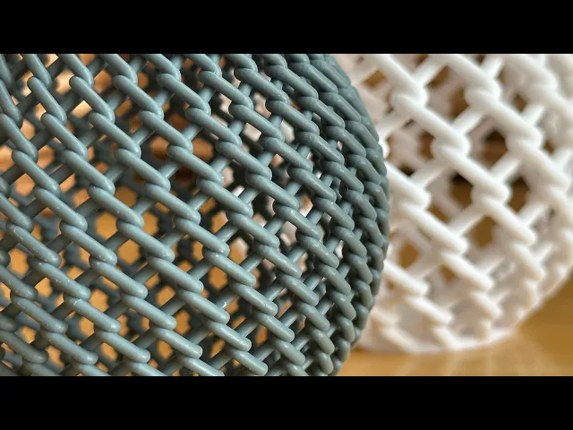 Round Chain Link Vase - FDM video thumbnail