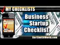 Business Startup Checklist by Bart Smith