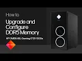 How to upgrade and configure DDR5 RGB memory on the OMEN by HP 40L Gaming GT21-1000a HP Support